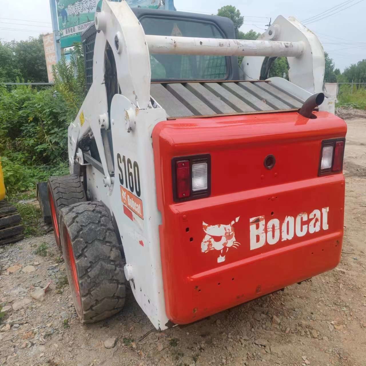 Turbocharged Used Skid Steer Loader Bobcat S160 High Speed