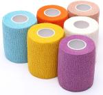 Cohesive Bandage selling well medical production bule high elastic adhesive