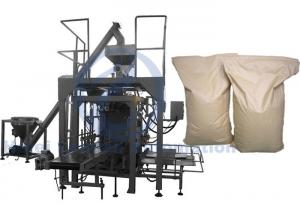 China 10kg To 25kg Powder Packing Machine For Chloro Sulfonic Acid / Sodium Sulphate / Sodium Bisulfite on sale
