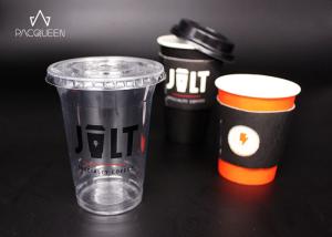 Wholesale Food Safety Custom Disposable Paper Cups Heat Proof Branded Cup Sleeves from china suppliers