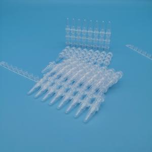 Wholesale Transparent 0.2 Ml PCR Tubes 8 Tube Strips Molecular Biology Reaction Strip Tube from china suppliers