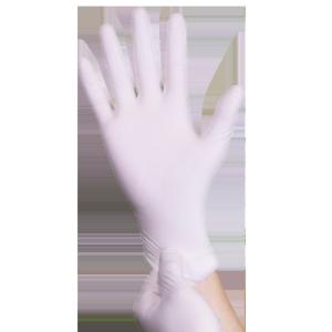 Wholesale 5.0 g White Nitrile Blend Gloves Synthetic Disposable Nitrile Gloves Powder Free from china suppliers