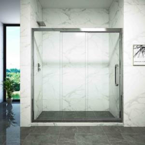 Wholesale Dry Wet Separation One Type Glass Shower Door from china suppliers