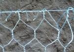 Galvanized Metal Gabion Baskets / Zinc Coated Woven Mesh Gabions Nova-080