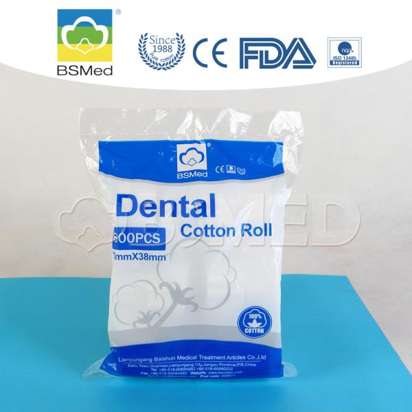 Disposable Medical Dental Braided Cotton Rolls Holder Dental Cotton Roll for