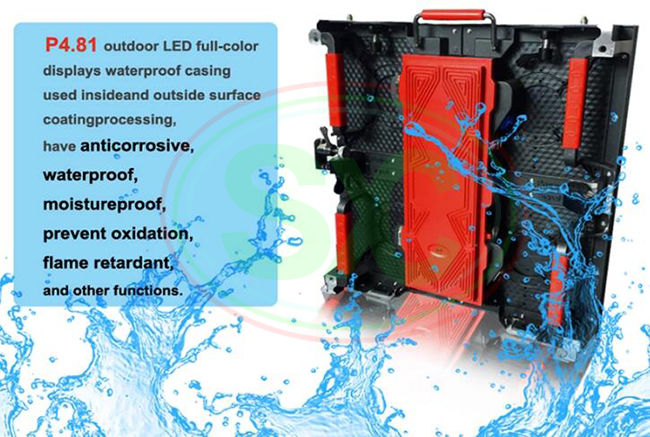 P4.81 Led Video Panel Rental Outdoor Waterproof 3d Billboard 62500 Dots / M2