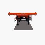 Steel Heavy Duty Flat Bed Semi Trailer For Efficient Cargo Transportation
