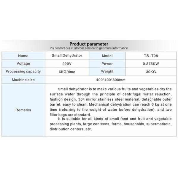Industrial Commercial Small Dehydrator Supplier Greens Lettuce Cao Xin Baby Cabbage Chinese Cabbage Cabbage kale Food Dehydrator Dewatering Centrifuga