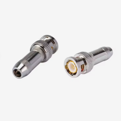 Brass BNC Connector with PCB Mount for 0~3GHz RF Applications