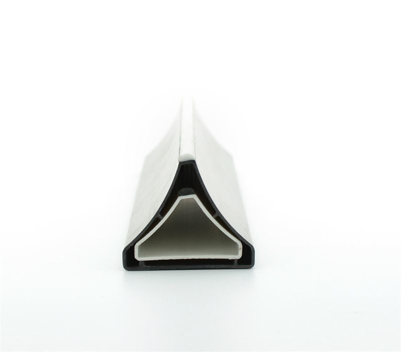 Custom Extrusion Plastic PVC PE Clear U Channel Rectangular Triangle Shaped Profile