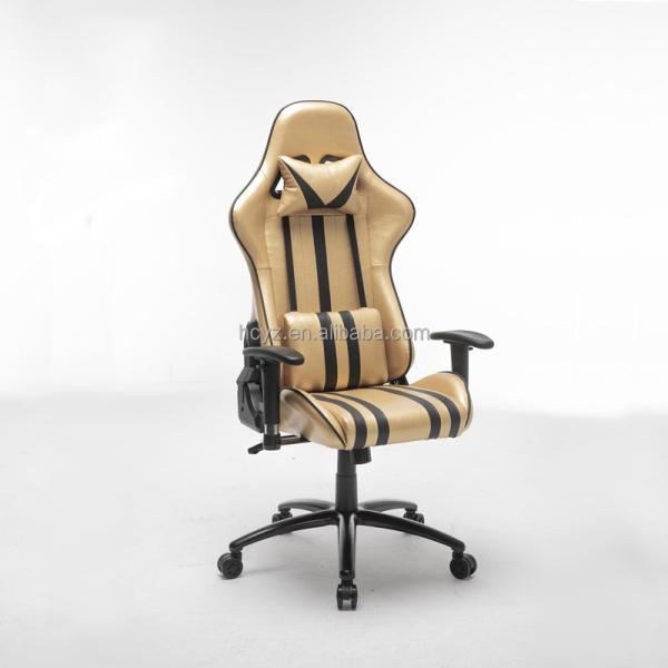 Office/Home Silvery Computer Gamer Executive Chair with Backrest Adjustable 90 -180