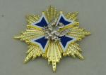 3D Zinc Alloy Die Casting Souvenir Badge 2 Pieces fixed