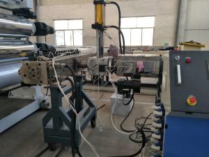 Wholesale PVC Plastic Sheet Extrusion Machine , Double Screw Pvc Decoration Sheet Production Line from china suppliers