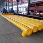 Spiral Carbon Steel Screw Conveyor Cement Continuous For Construction Needs