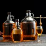 250ml 500ml Empty Glass Wine Bottles LFGB Glass Spirit Bottle