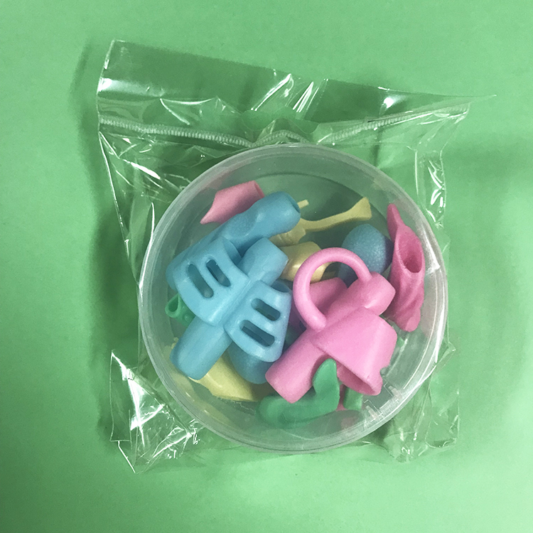 Children Silicone Rubber Pencil Holder Soft Handwriting Assisted