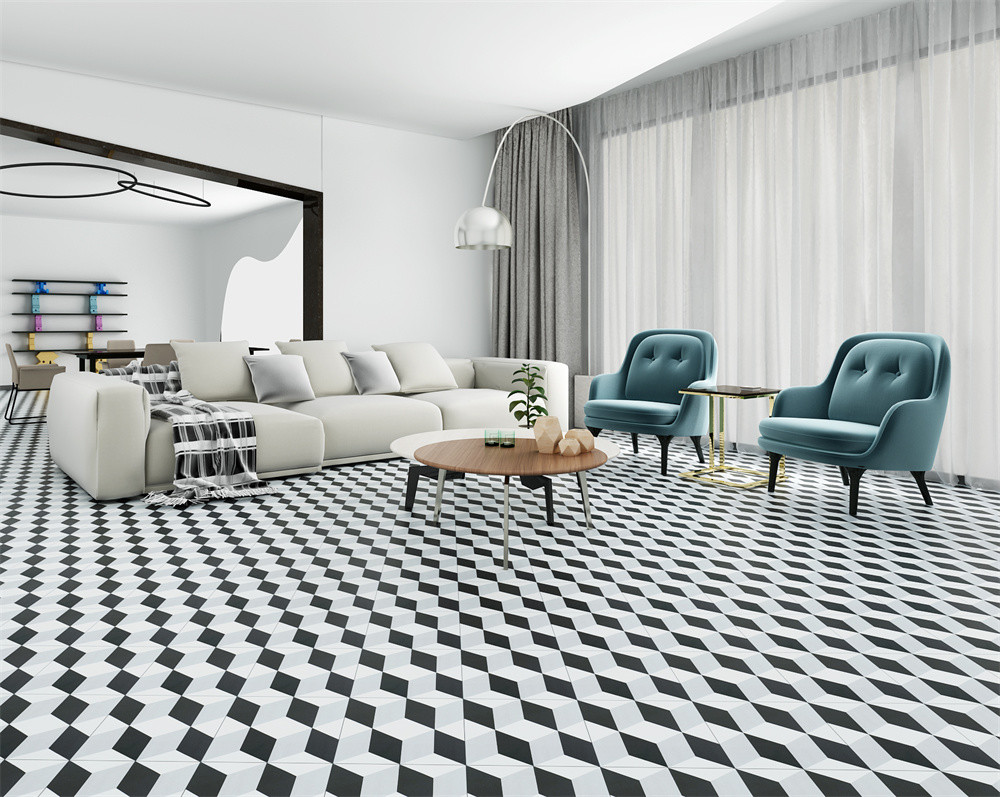 Scratch-Resistant 200x200mm Wall And Floor Tiles For Living Room And Non-Slip Ceramic Rustic Tiles For project