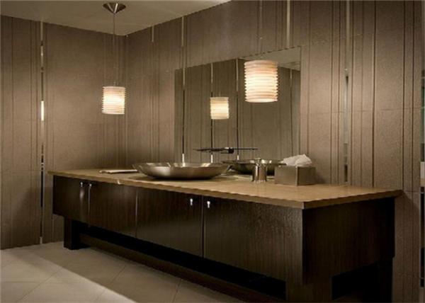 Matt Lacquer Bathroom Double Vanity Cabinets , European Style Bathroom Vanity