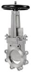 Lug Pneumatic Knife Gate Valve AC220V DN50 304 Stainless Steel ANSI Pneumatic