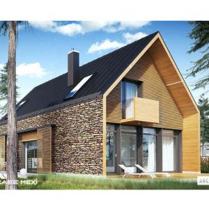 Wholesale Customized Color and Size Light Steel Structure Prefabricated Luxury Villa Two Story Prefab House from china suppliers