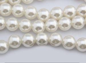 Wholesale High Quality Big DIY Beads ABS Plastic 18mm Round White Imitation Pearls Beads Strand s from china suppliers
