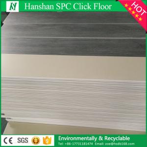 China Waterproof 6''x48'' easy click wood embossed vinyl plank floor  With Floorscore on sale