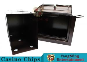 Wholesale Luxury Lockable Cash Box , High Precision Security Casino Cash Box With Double Lock from china suppliers