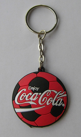 Decoration Custom Pvc Keychains For Promotion Gift , Printed Logo