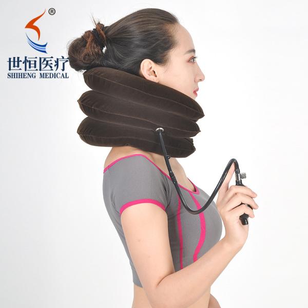 Air neck traction travel neck pillow inflatable cervical collar neck brace