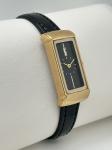 Fashionable Chic Leather Strap Quartz Watch Stainless Steel Stylish Quartz Wrist