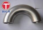 Seamless 180 Degree Pipe Elbow 21.3 - 610mm Outside Diameter For Machinery Parts