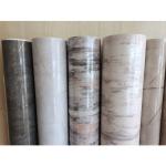 Marble Effect PVC Decorative Film For Furniture , Cabinets And Wall Panels