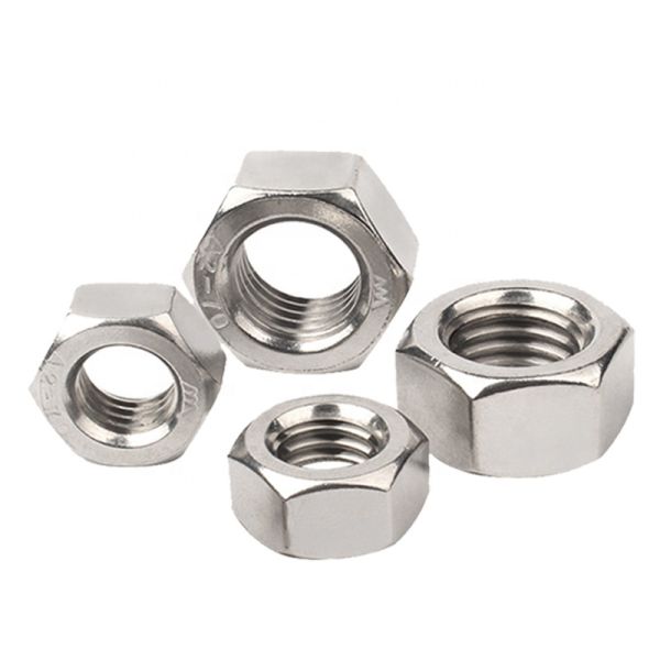 100% Inspection Before Shipment DIN934 M6 Stainless Steel Hex Nuts for Food Beverage Industry Efficiency