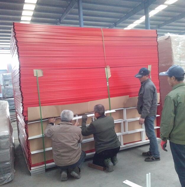 Canada temporary Construction Fence H 6'/1830mm and W 9.6' /2950mm tubing 1"/25mm thick 1.5mm powder coated grey