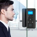 Smart Glass Door Digital Lock 3D Face Fingerprint IC Card Recognition Tuya