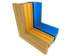 IS09001 1.4mm Wood Grain Thermal Break Extrusion Chemical Polishing
