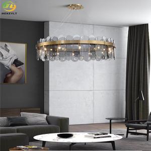 Wholesale Home Hotel Copper Glass Pendant Light G9 Postmode Luxury from china suppliers