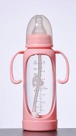 Wholesale BPA FREE baby feeding bottle in Borosilicate glass 150ml and 240ml from china suppliers