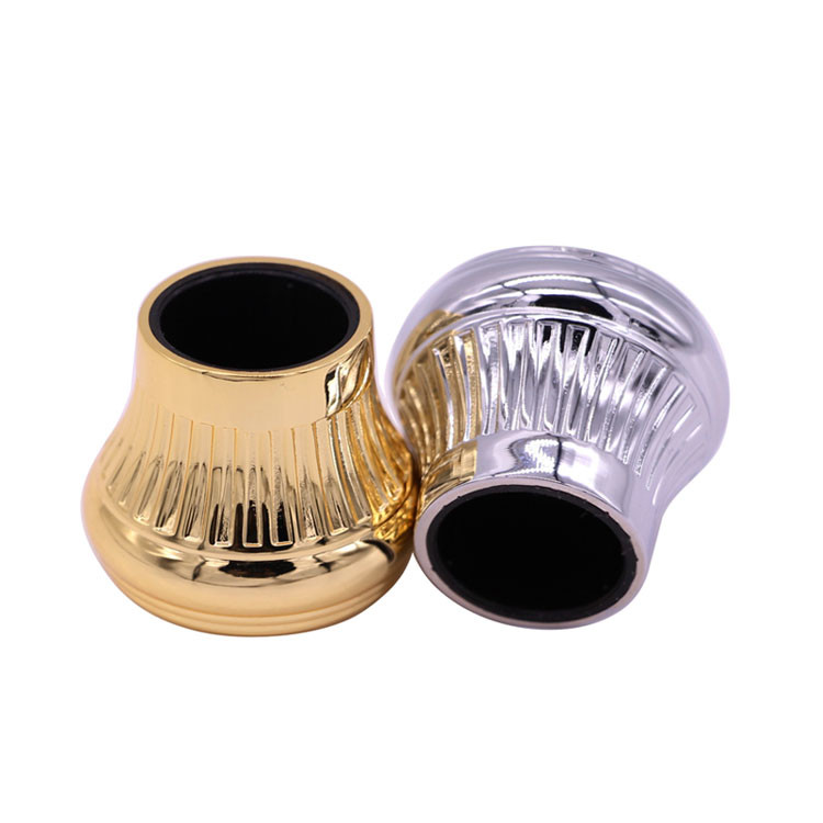 Engraved Pattern Metal Perfume Cap