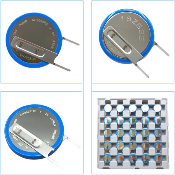 CR2032HR Heat Resistant Coin Lithium Ion Battery Manganese Dioxide Batteries Industrial