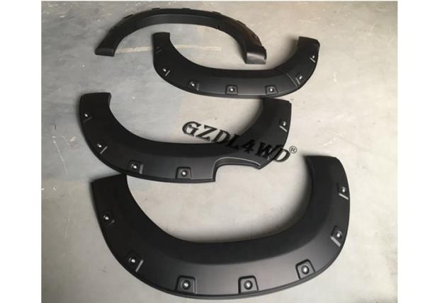 Pocket Style 4x4 Wheel Arch Flares For Toyota Hilux Revo Rocco 2018 Black Wheel