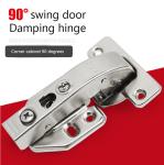 Soft Closing Cabinet Hydraulic Concealed Hinges 90 Degree