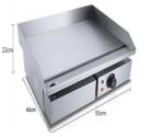 Electric Stainless Steel Restaurant Griddle With 0℃~100℃ Temperature Control