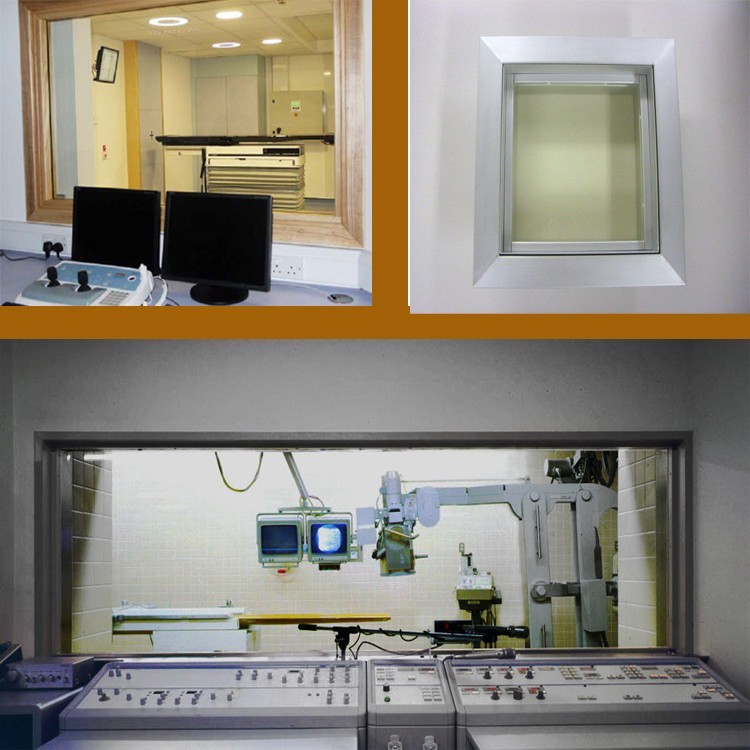 Ct Room 2.6mmpb Radiation Shielding Window Glasses Customized Size Zf3 Thicker