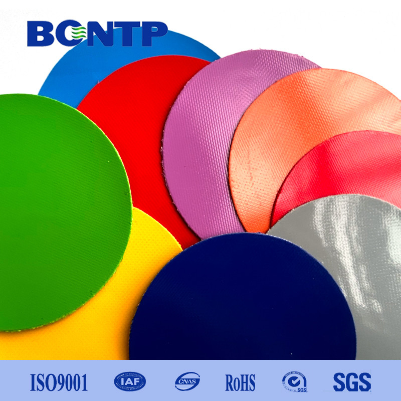 Inflatable PVC Tarpaulin Flame Retardant Woven 0.45mm high strength
