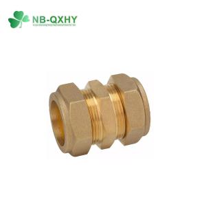 Wholesale OEM Female / Male Thread Brass Fitting Water Pipe Coupling 20mm from china suppliers