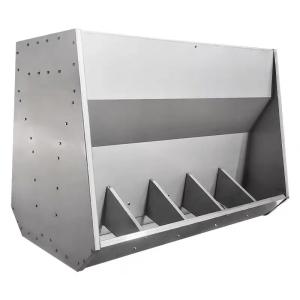Wholesale SS304 Fattening Pig Livestock Feeding Equipment 10 Holes Hog Feed Trough from china suppliers