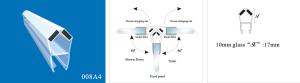 Wholesale Sealing Strips/waterproof magnetic strips/shower door seals/PVC Magnetic Seal 008A4 from china suppliers