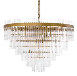 Wholesale Modern Crystal Chandelier Luxury Contemporary Villa Crystal Decorative Hang Lamp Chandelier for Living Dining from china suppliers