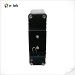 Mini Industrial 1-Port 100/1000X SFP to 2-Port 10/100/1000T 30W PoE+ Media